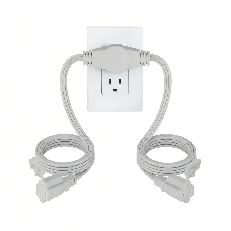 UL Standard Twin Outlet Extension ကြိုးများ
